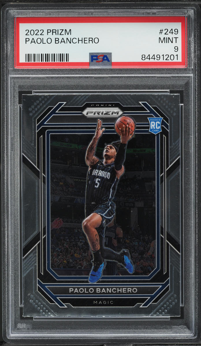 2022 Panini Prizm Paolo Banchero ROOKIE #249 PSA 9 MINT