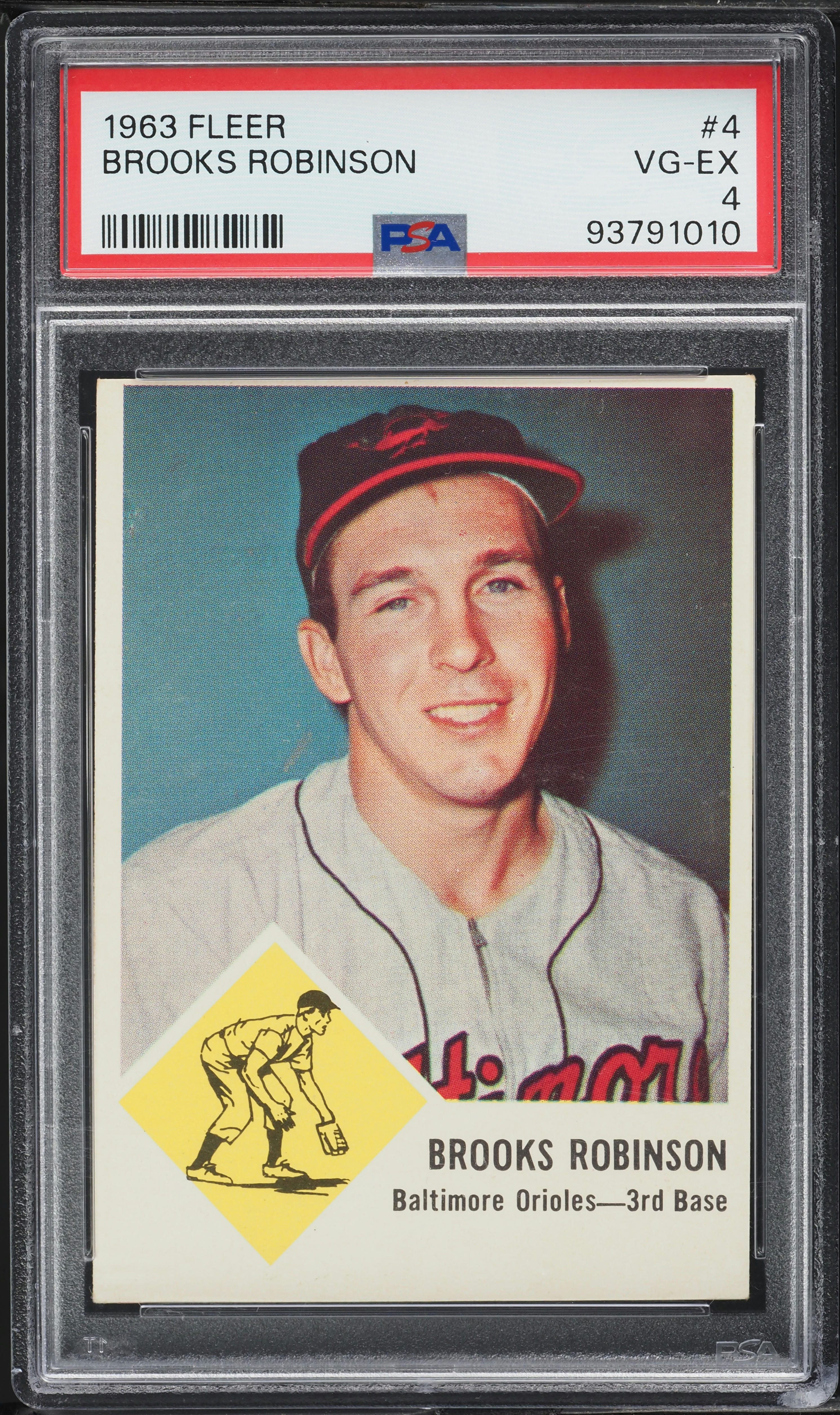 1963 Fleer Brooks Robinson #4 PSA 4 VGEX