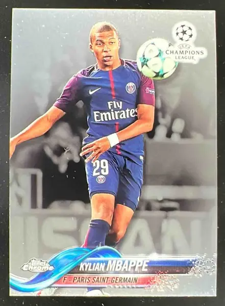 2017 Topps Chrome UEFA Champions League #41 Kylian Mbappe