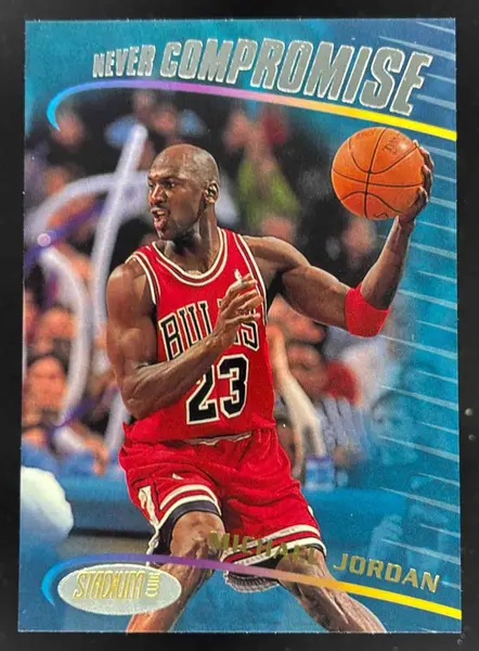 1998-99 Topps 99 Stadium Club Never Compromise #NC1 Michael Jordan