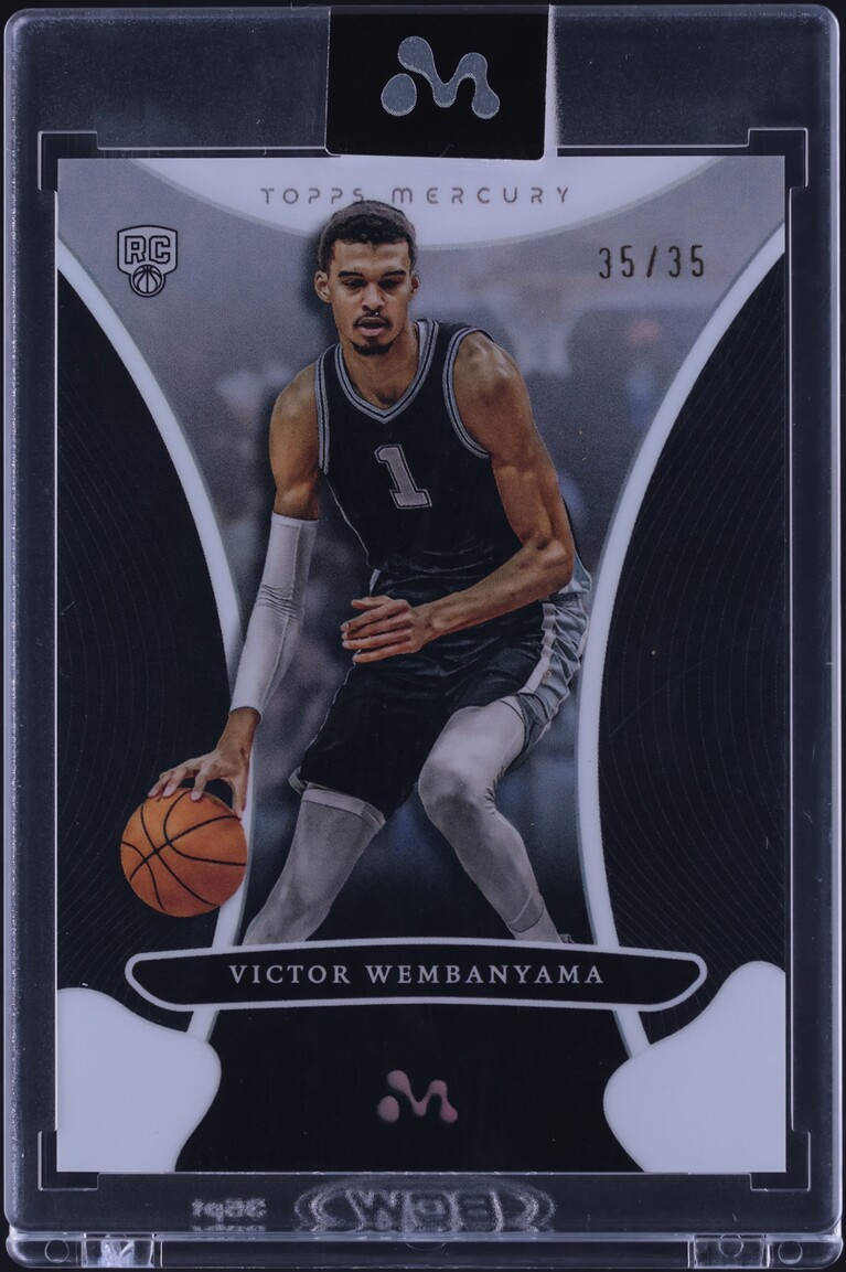 2023 Topps Mercury White Refractor Victor Wembanyama ROOKIE 35/35 #4