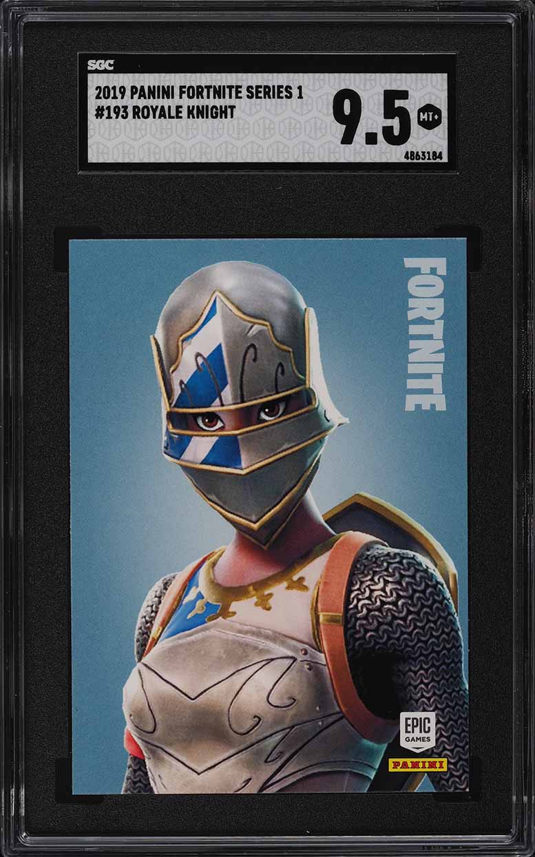 2019 Panini Fortnite Series 1 Royale Knight #193 SGC 9.5 MINT+