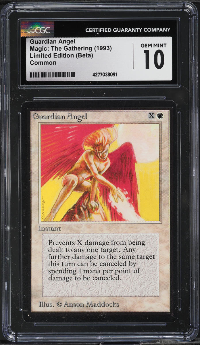 1993 Magic The Gathering MTG Beta Guardian Angel CGC 10 GEM MINT