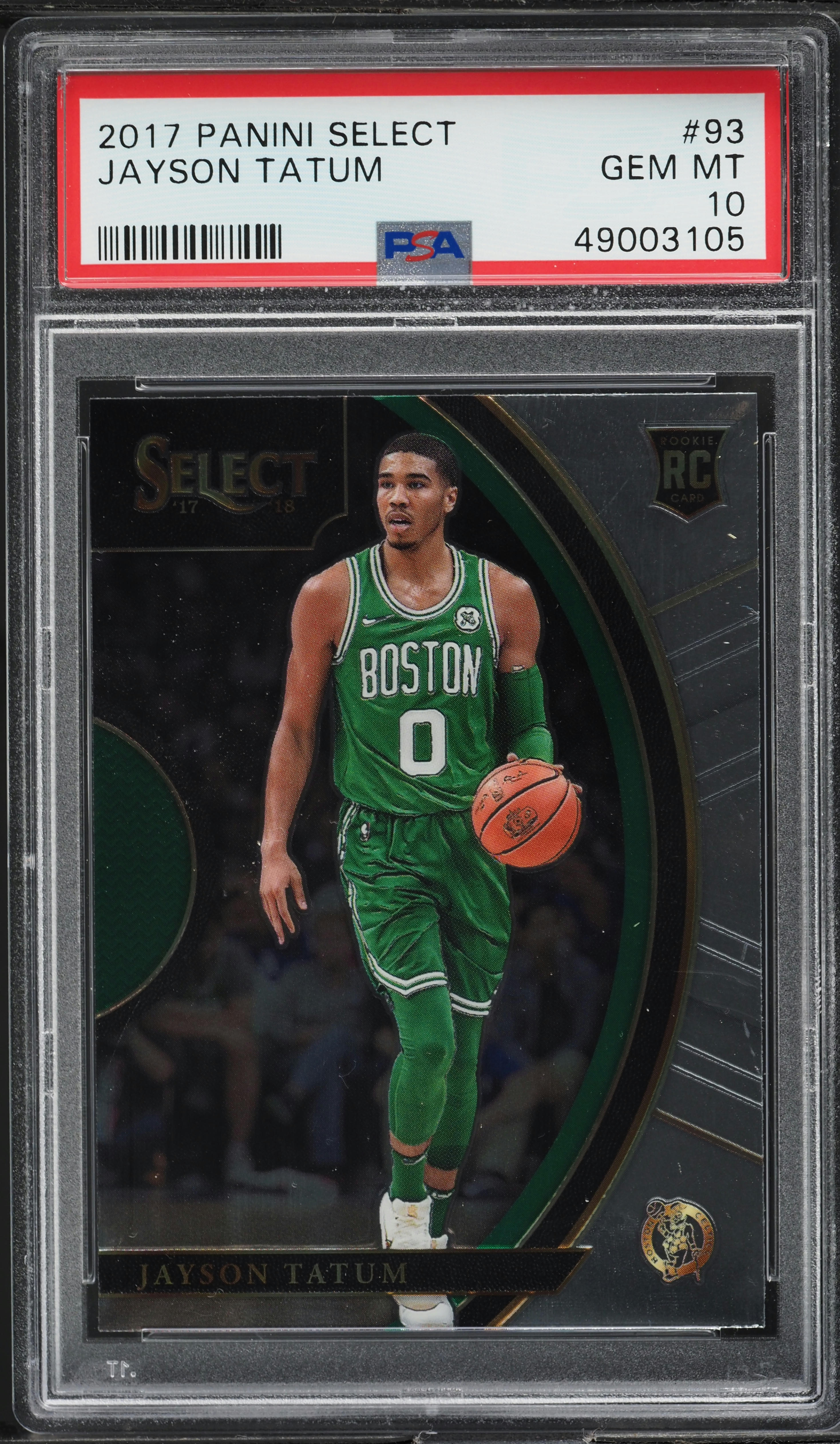 2017 Select Concourse Jayson Tatum ROOKIE #93 PSA 10 GEM MINT