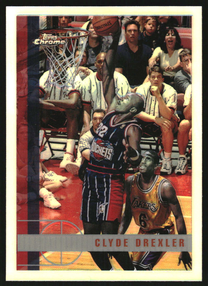 1997-98 Topps Chrome Refractors #71 Clyde Drexler