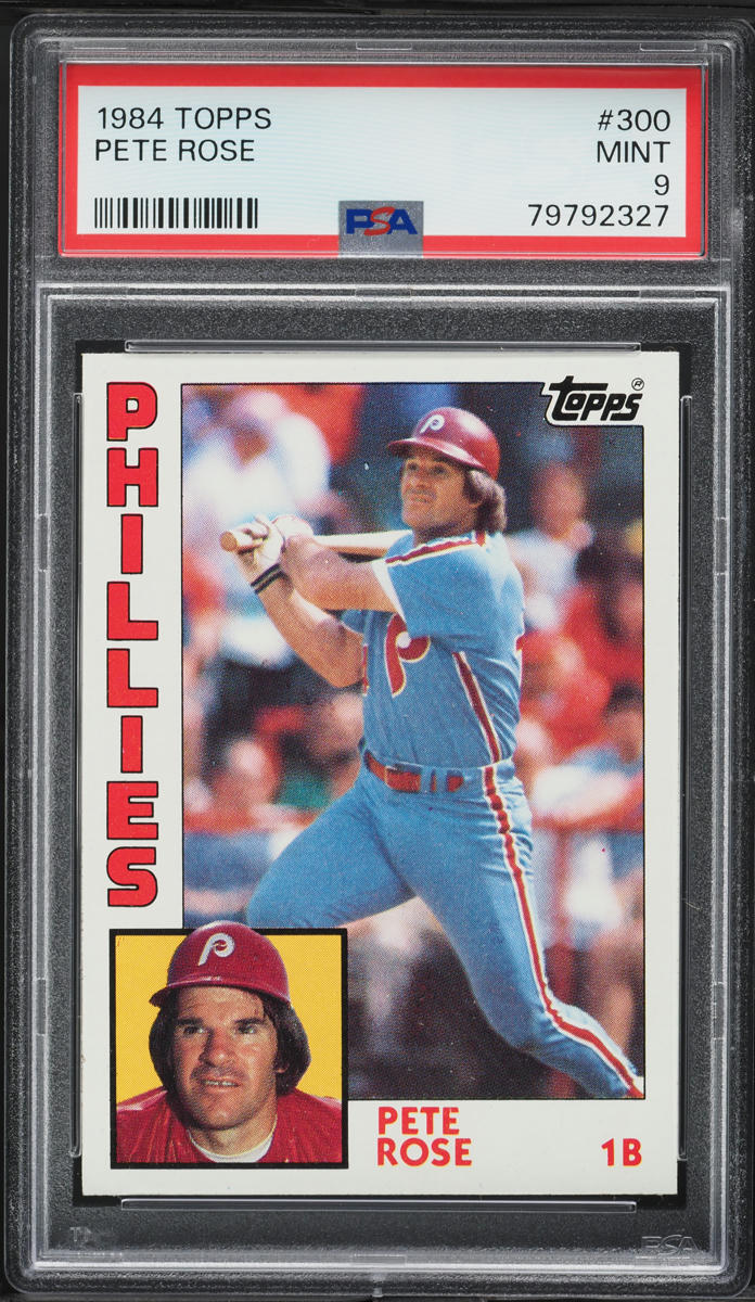 1984 Topps Pete Rose #300 PSA 9 MINT