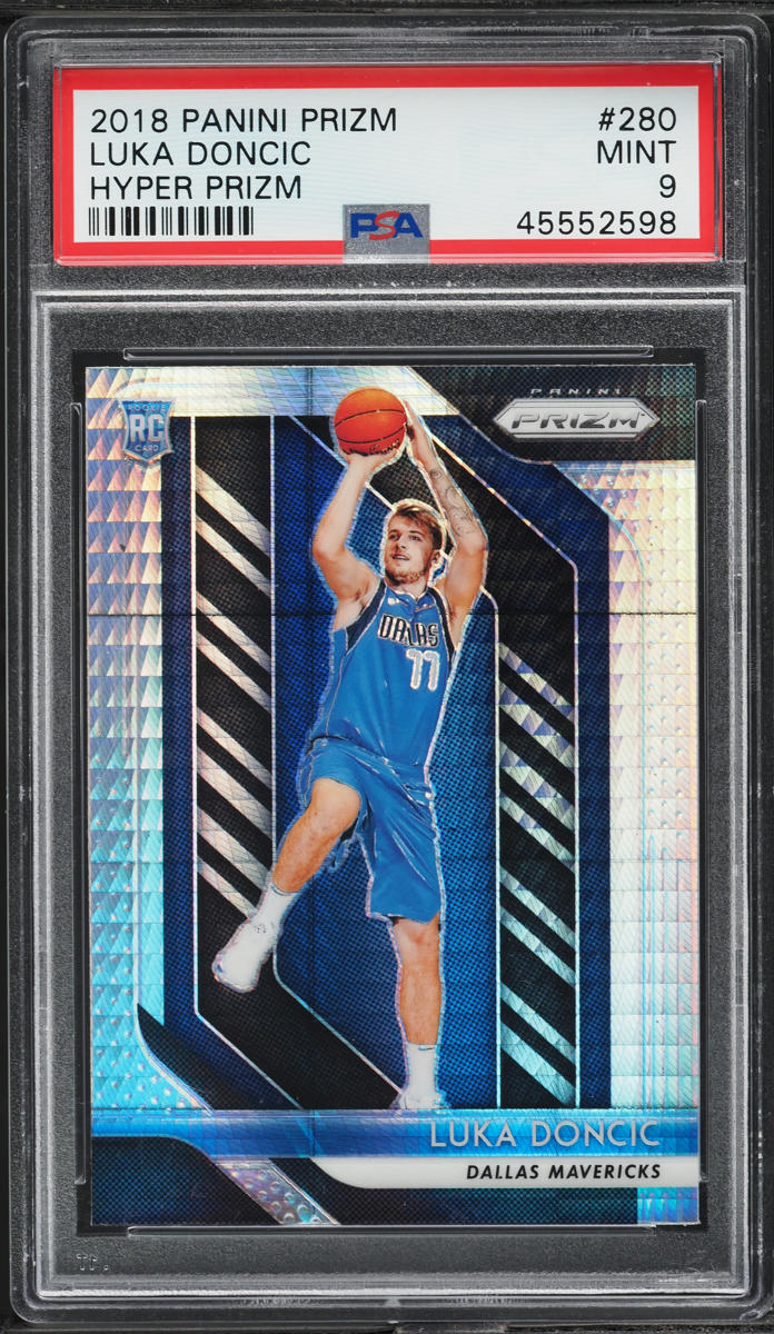 2018 Panini Prizm Hyper Luka Doncic ROOKIE #280 PSA 9 MINT
