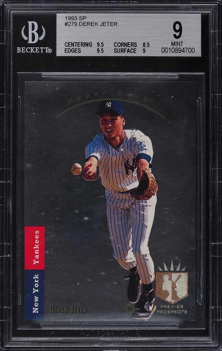1993 SP Foil Derek Jeter ROOKIE #279 BGS 9 MINT