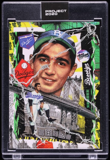 2020 Topps Project 2020 By Tyson Beck Sandy Koufax #99