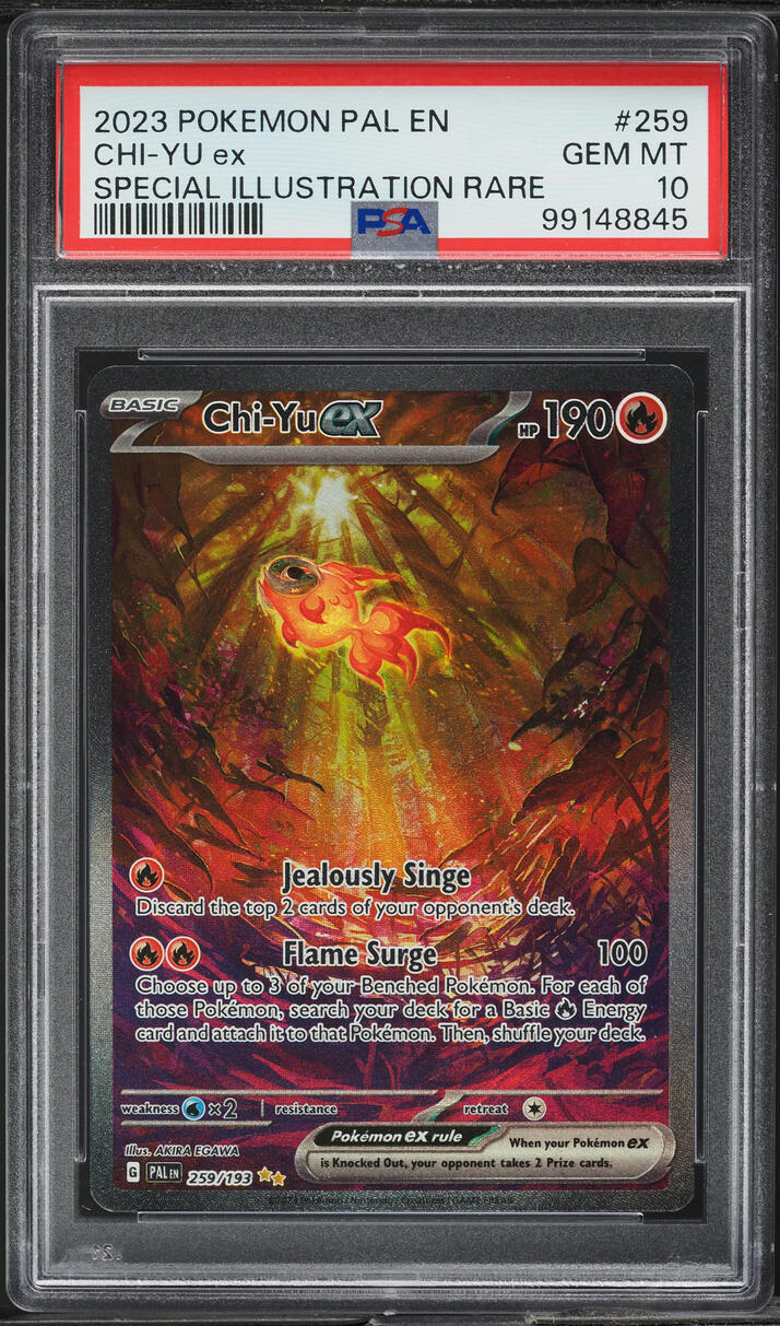 2023 Pokemon SV Paldea Evolved Special Illustration Rare Chi-Yu ex #259 PSA 10