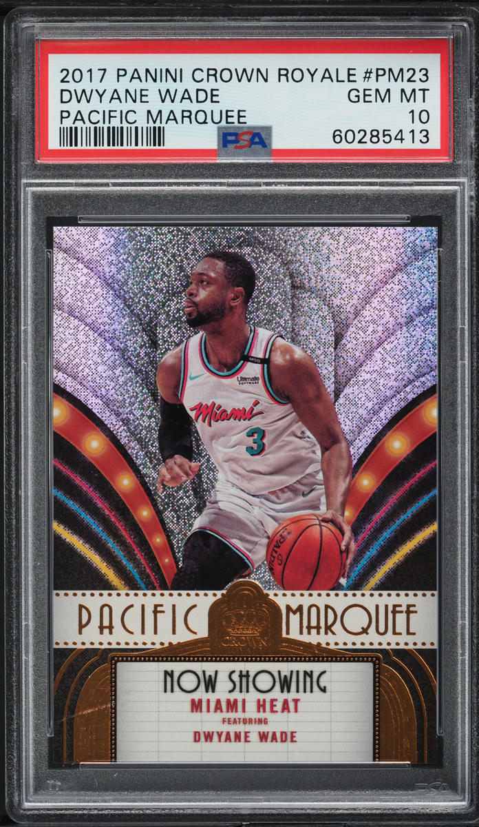 Dwyane Wade #PM-23 2017-18 Panini Crown Royale Basketball Pacific Marquee