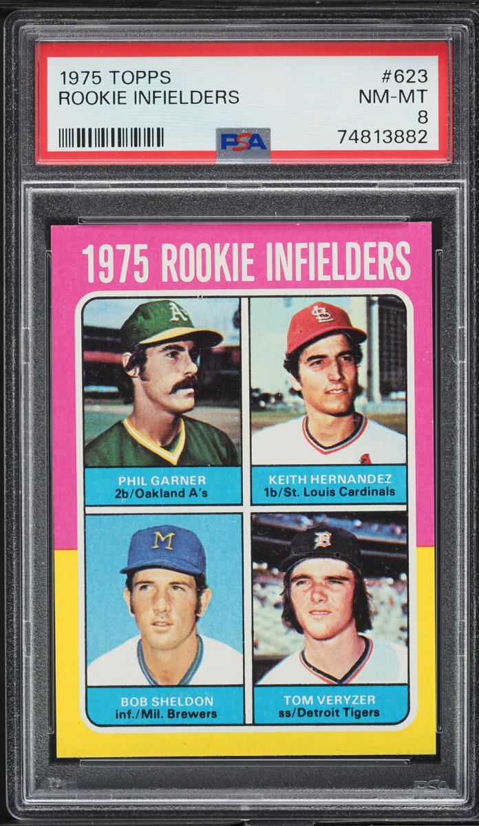 1975 Topps Keith Hernandez ROOKIE #623 PSA 8 NM-MT