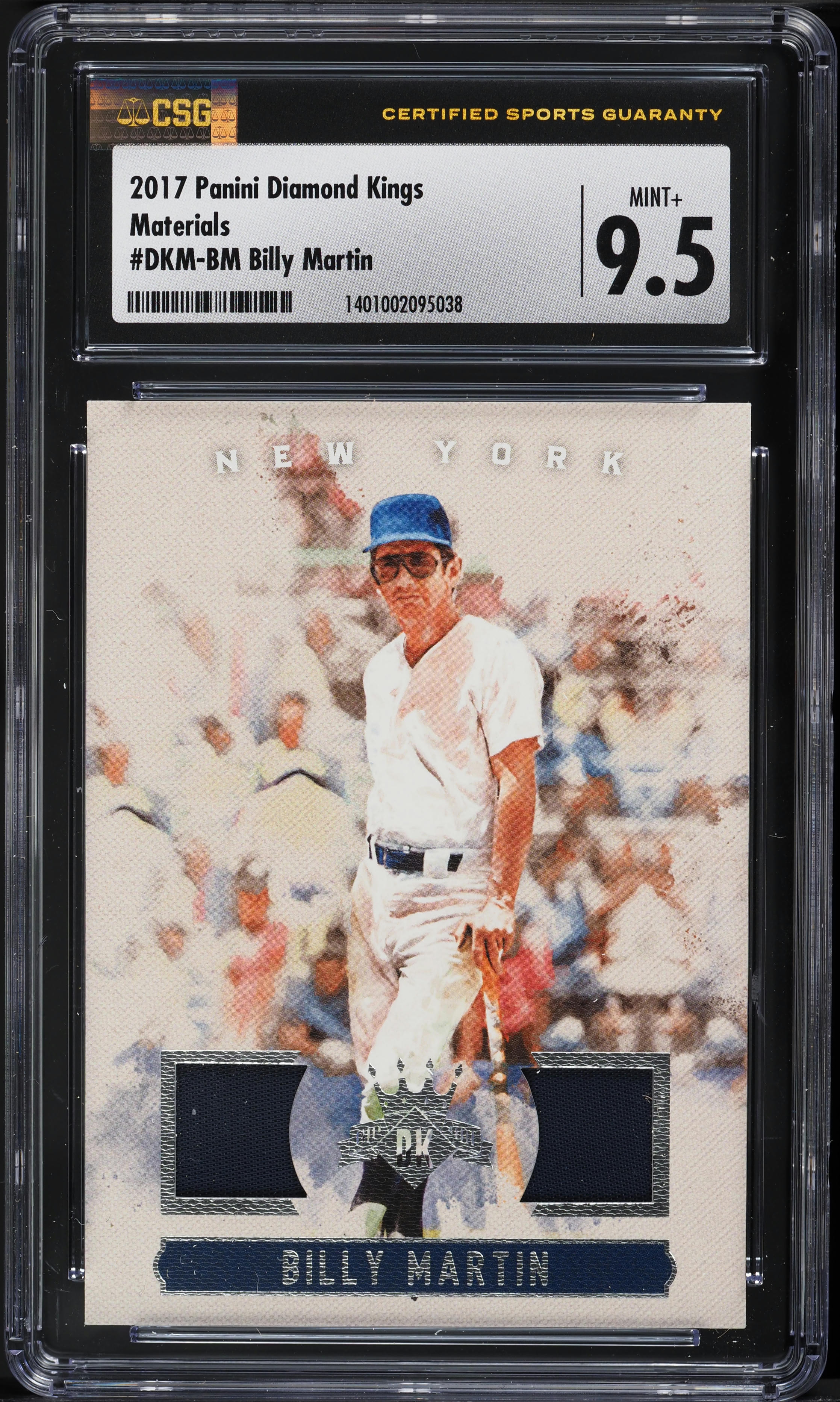 Billy Martin #DKM-BM 2017 Panini Diamond Kings Baseball DK Materials