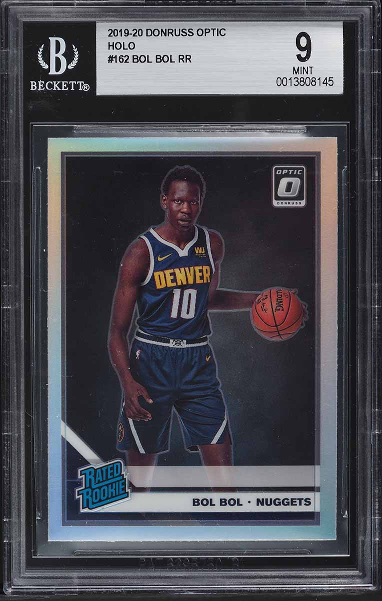 2019 Donruss Optic Holo Bol Bol ROOKIE #162 BGS 9 MINT
