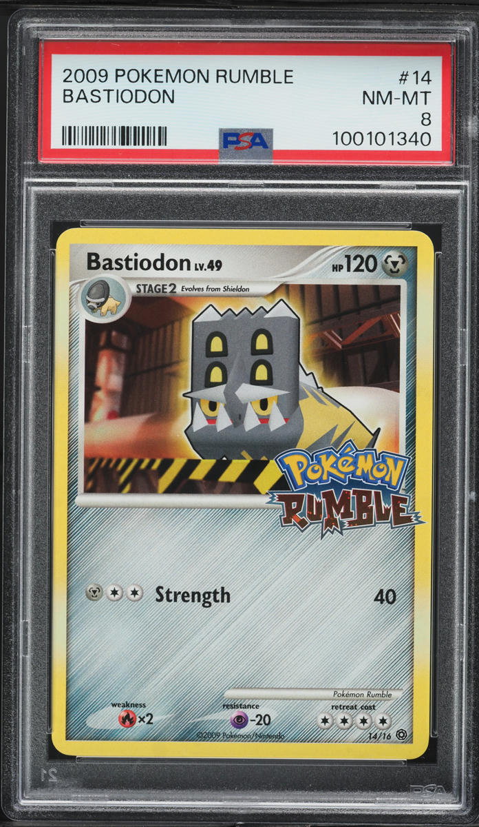 2009 Pokemon Platinum Rumble Bastiodon #14 PSA 8 NM-MT