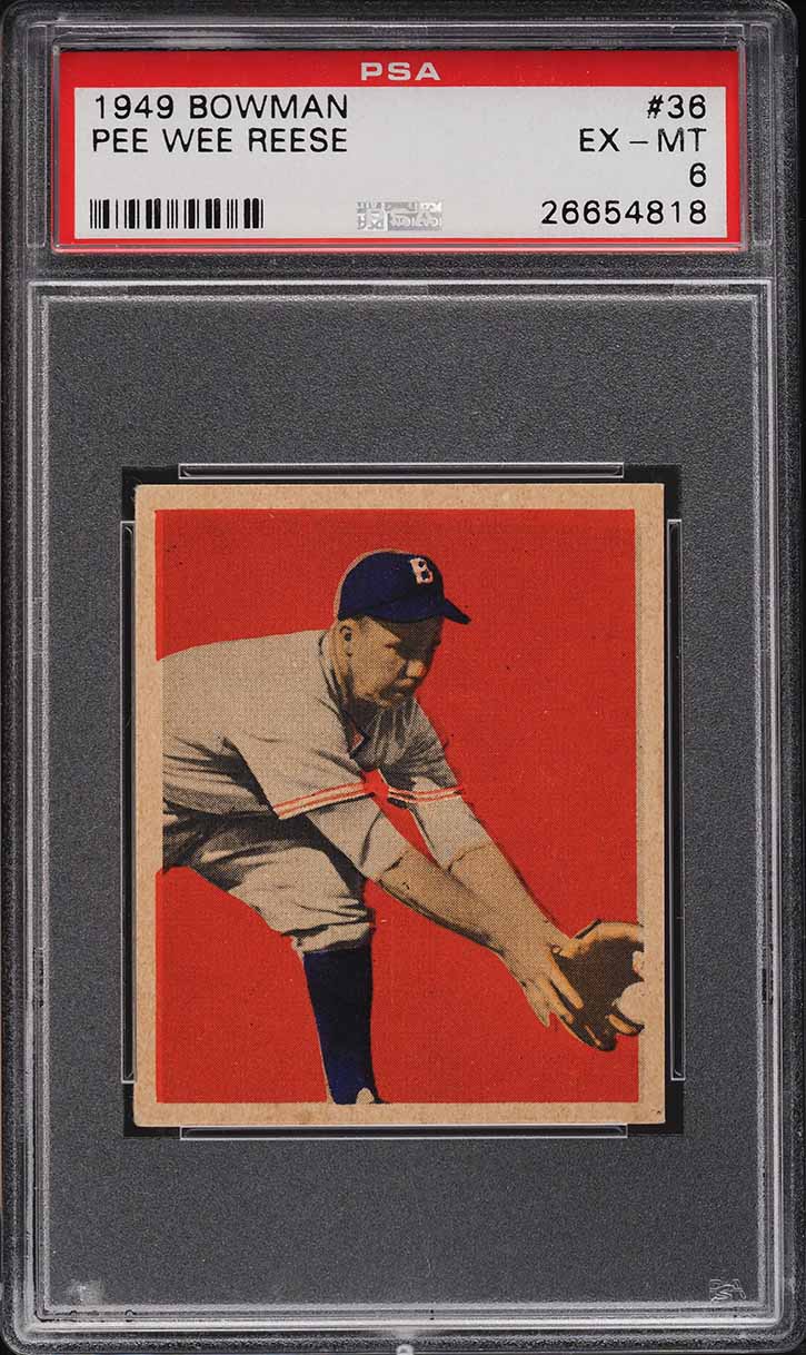 1949 Bowman Pee Wee Reese #36 PSA 6 EXMT