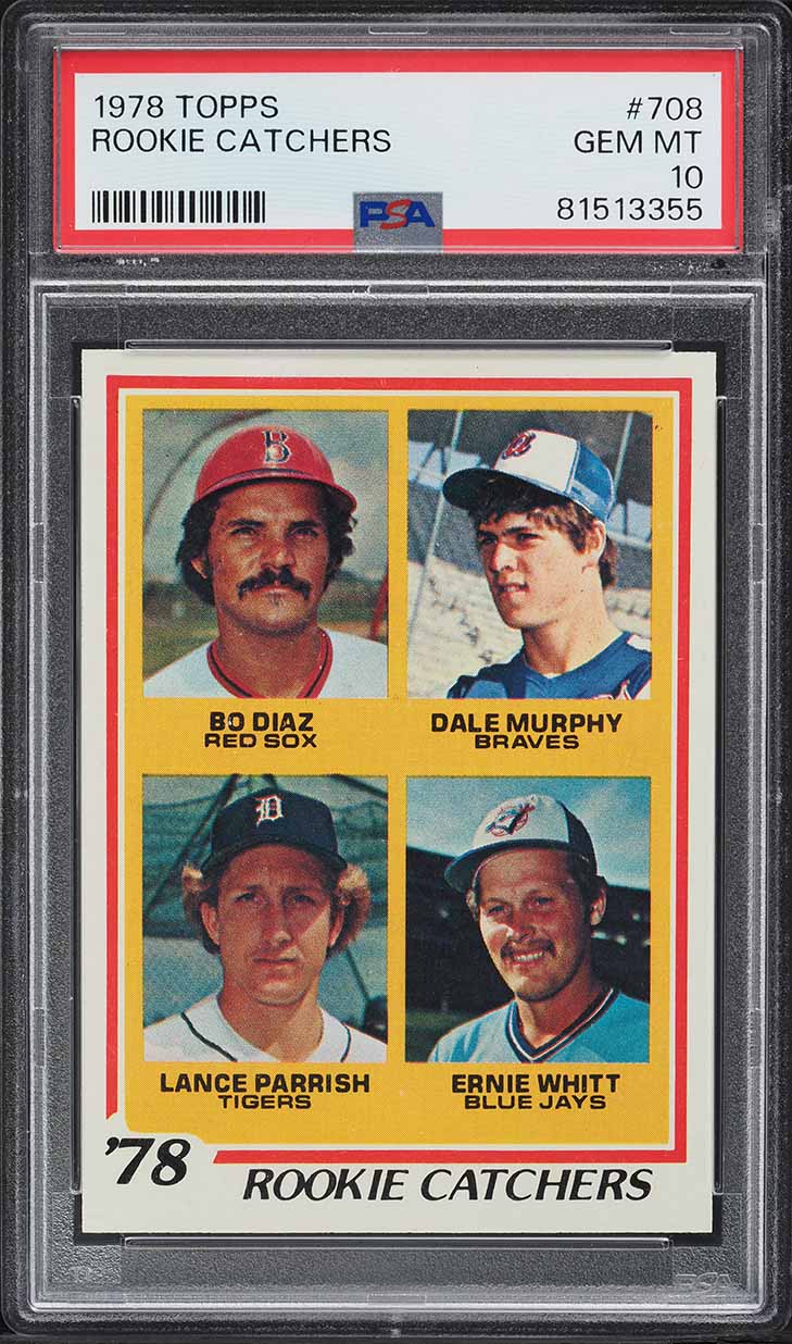 1978 Topps Dale Murphy ROOKIE #708 PSA 10 GEM MINT