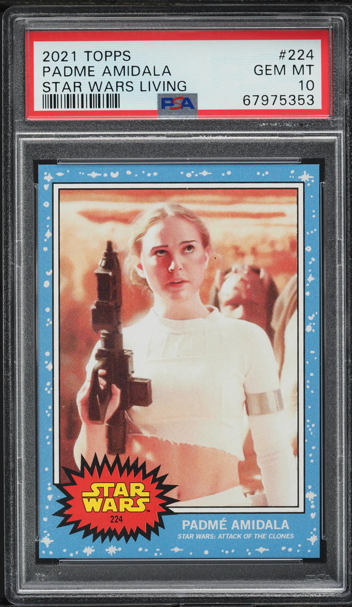 2021 Topps Star Wars Living Padme Amidala #224 PSA 10 GEM MINT