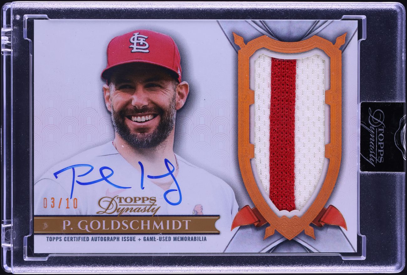 2024 Topps Dynasty Paul Goldschmidt PATCH AUTO /10 #DAP-PG4