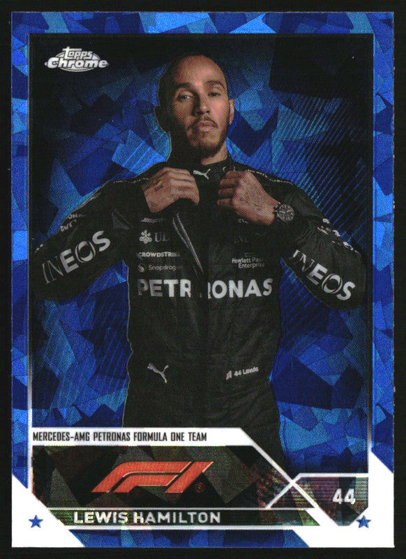 2023 Topps Chrome Sapphire Formula 1 #21 Lewis Hamilton