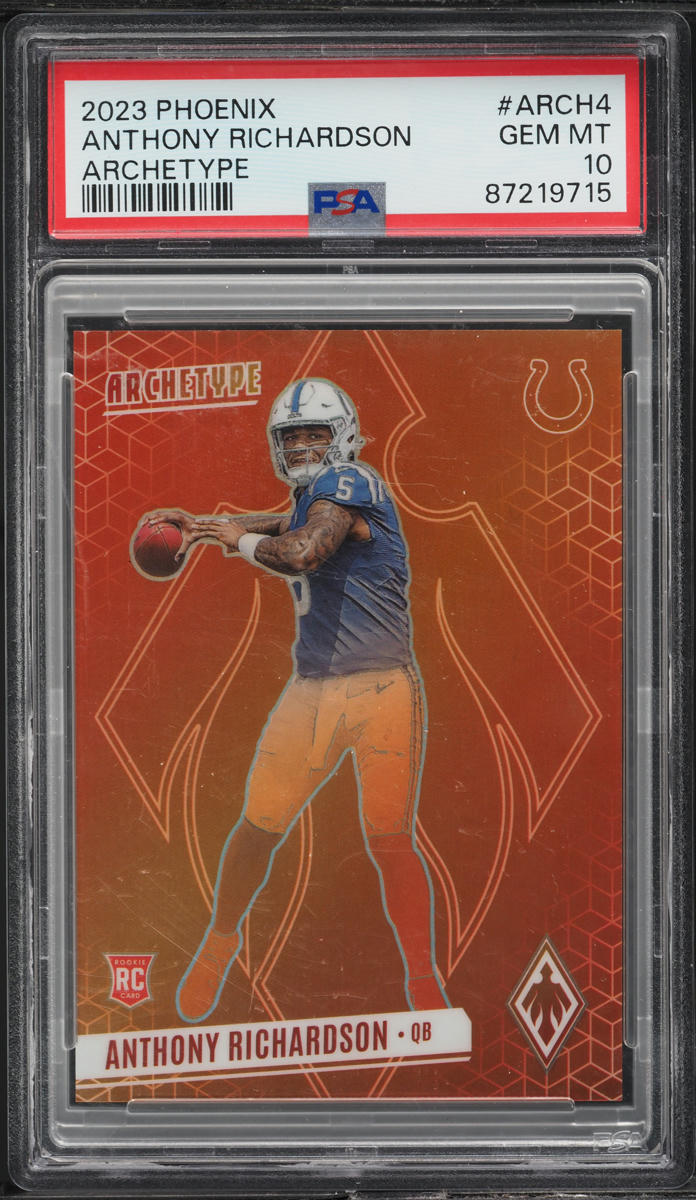 2023 Panini Phoenix Archetype Anthony Richardson ROOKIE #ARCH4 PSA 10 GEM MINT