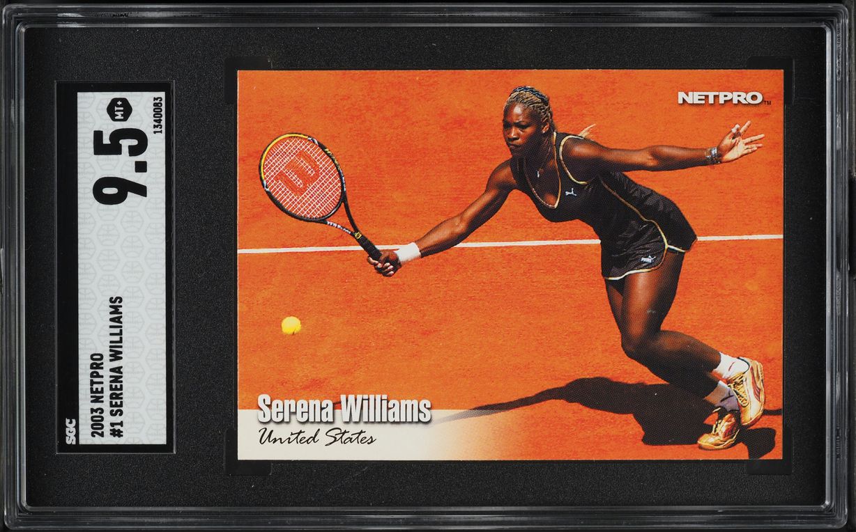 2003 Netpro Tennis Serena Williams ROOKIE #1 SGC 9.5 MINT+