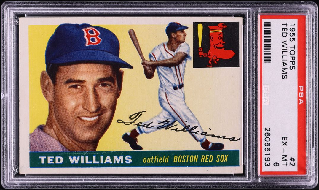 1955 Topps Ted Williams #2 PSA 6 EXMT