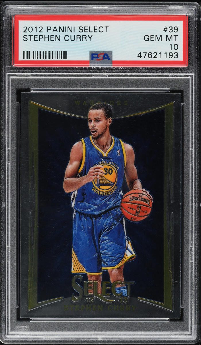 2012 Select Basketball Stephen Curry #39 PSA 10 GEM MINT