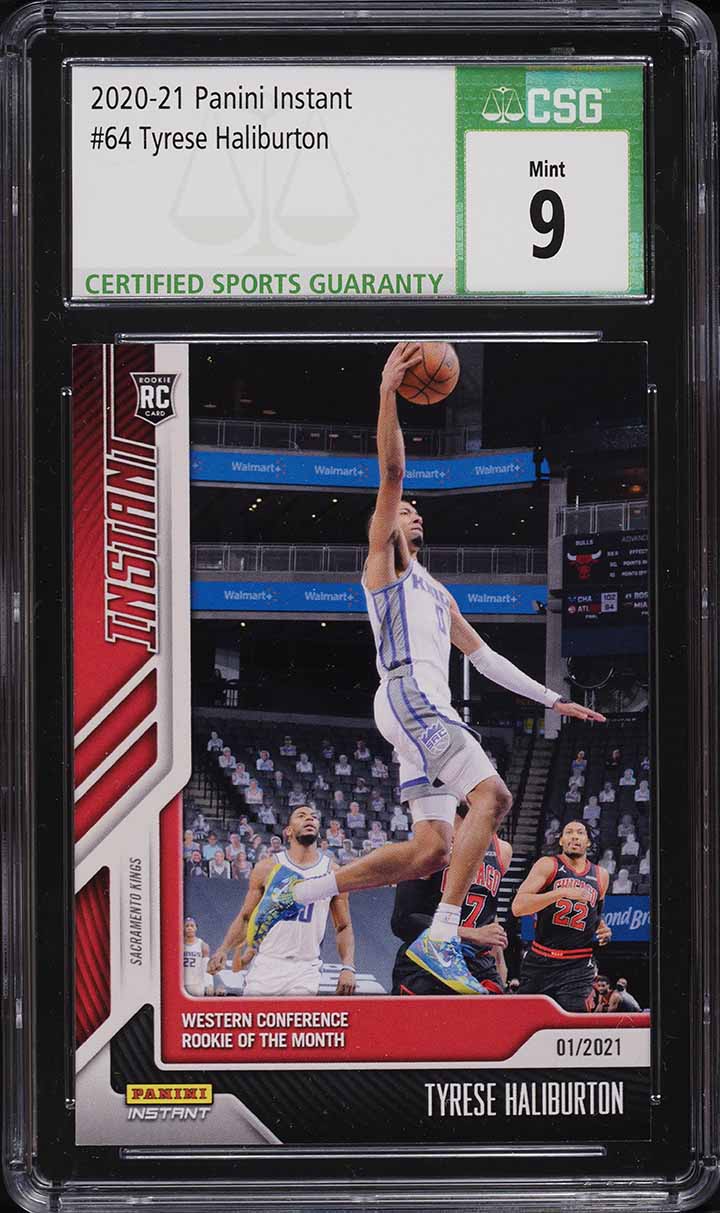 2020 Panini Instant Tyrese Haliburton ROOKIE /570 #64 CSG 9 MINT
