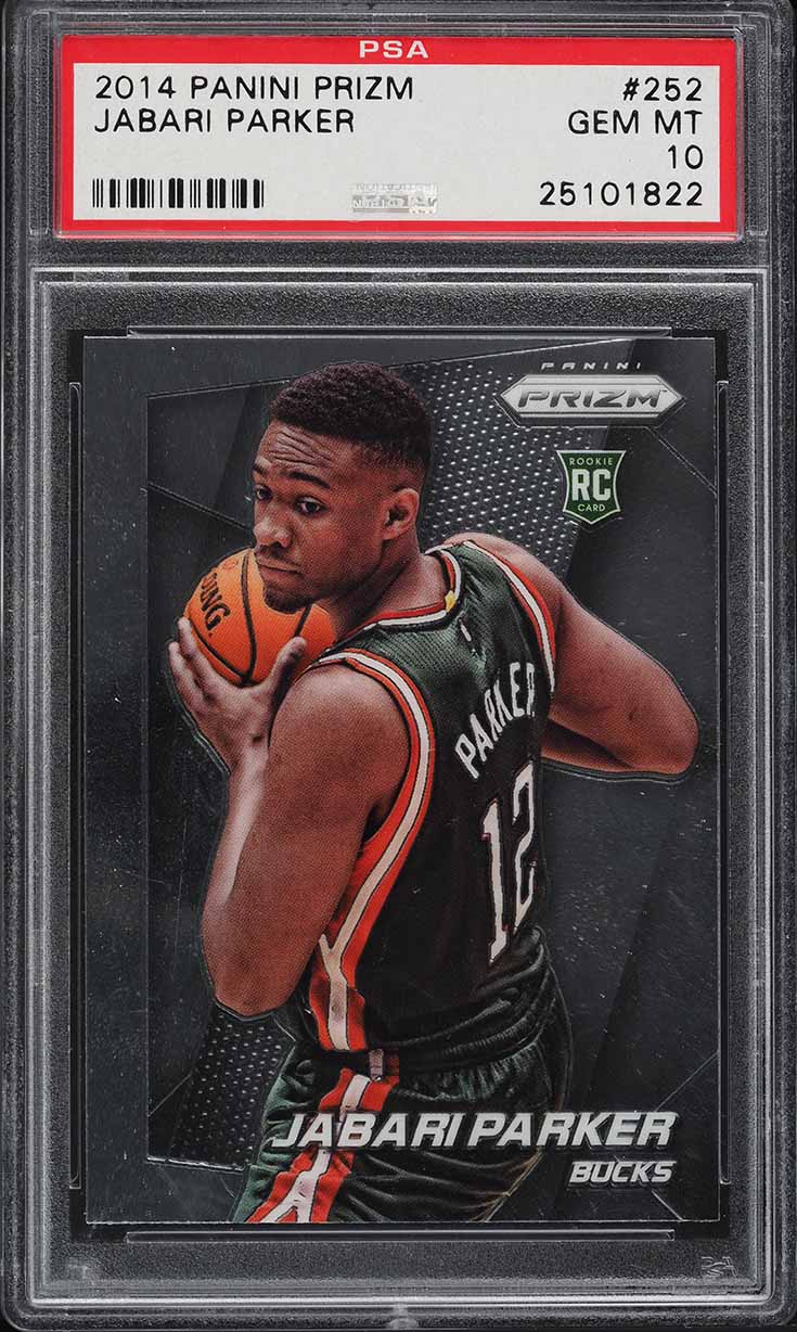 2014 Panini Prizm Jabari Parker ROOKIE #252 PSA 10 GEM MINT