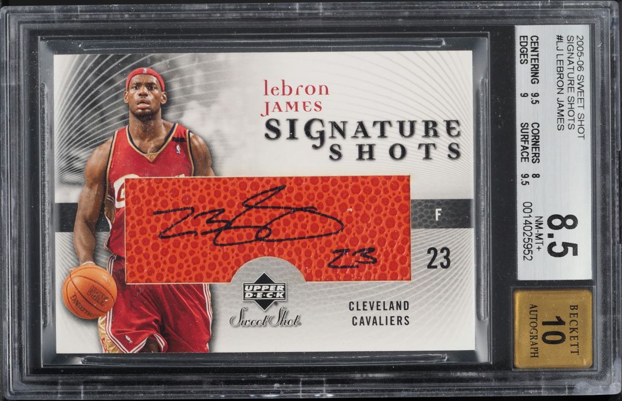 LeBron James #SS-LJ 2005-06 Upper Deck Sweet Shot Basketball Signature Shots