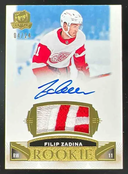 2019-20 Upper Deck The Cup Gold Foil #79 Filip Zadina Autograph RC Auto /24