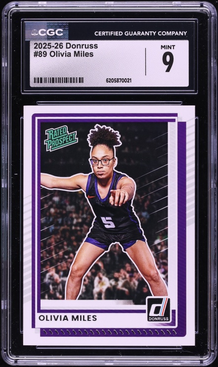 Olivia Miles #89 2025-26 Donruss Basketball Autographs