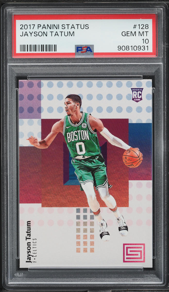 2017 Panini Status Jayson Tatum ROOKIE #128 PSA 10 GEM MINT