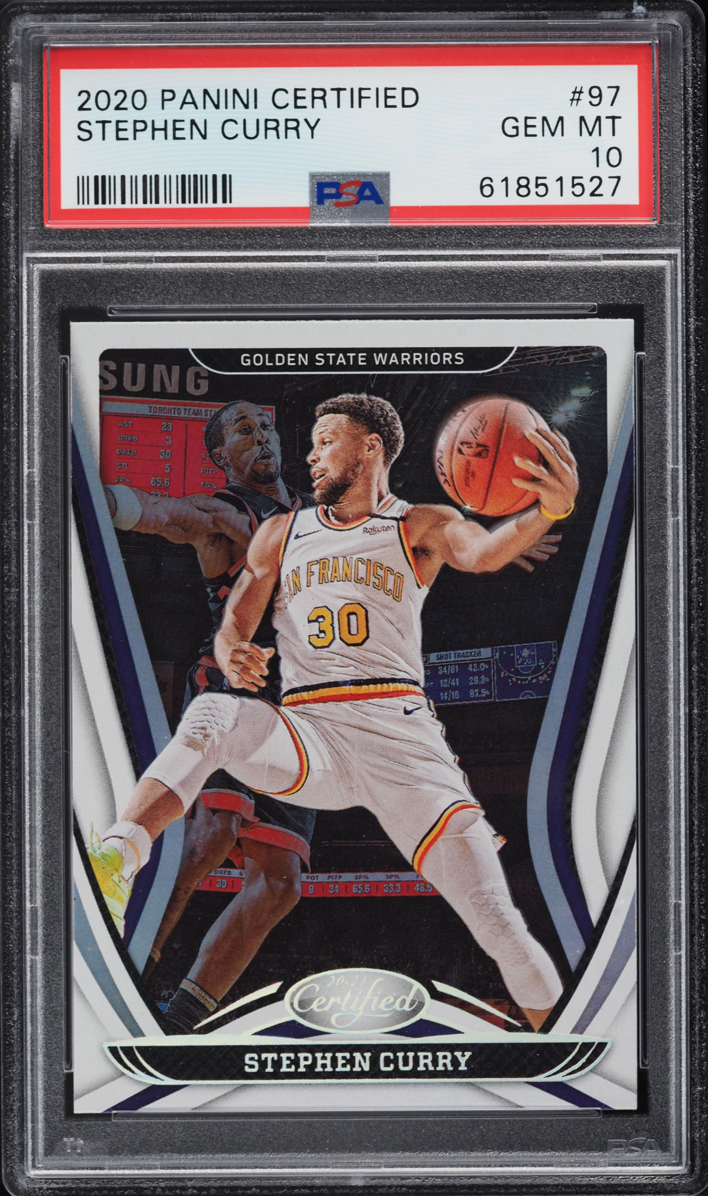 2020 Panini Certified Stephen Curry #97 PSA 10 GEM MINT