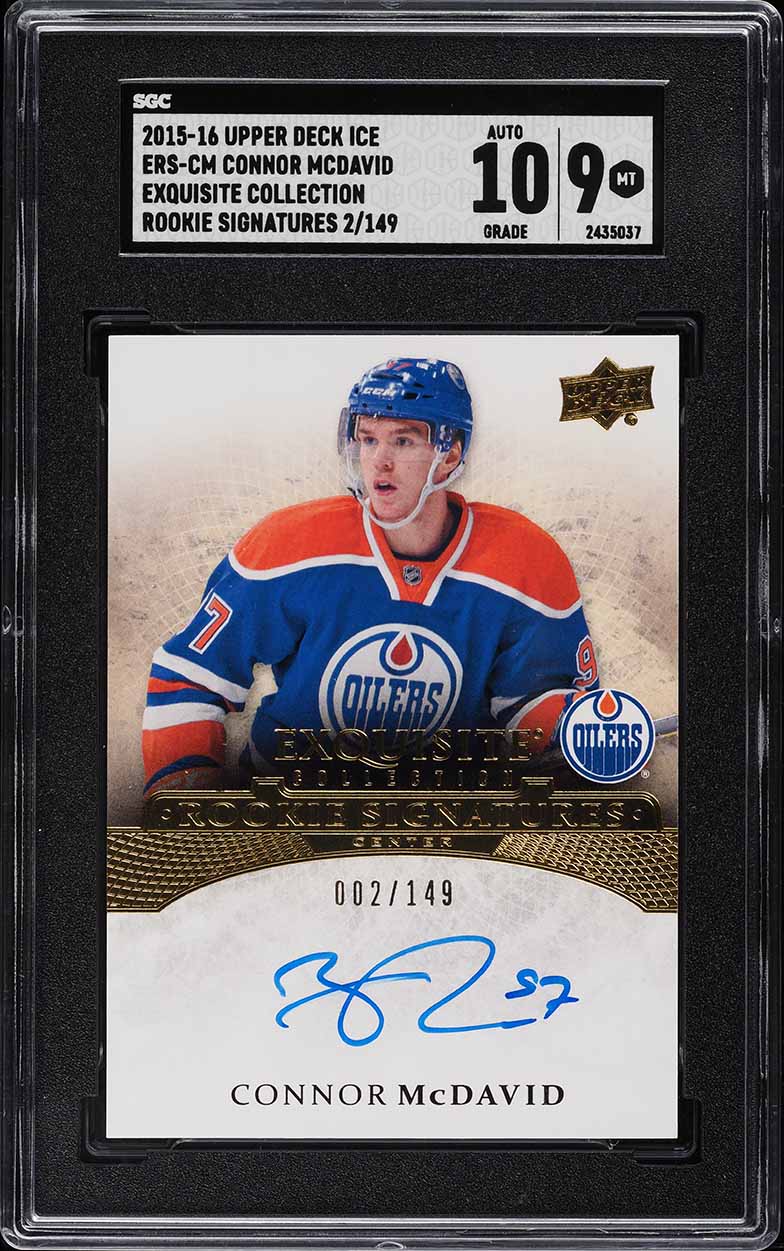 2015 Upper Deck Connor McDavid Rookie Card #CM-2 - PSA 10 Gem Mint Graded Hockey Card