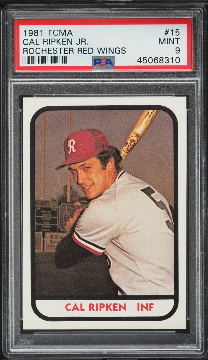 1981 Tcma Rochester Red Wings Cal Ripken Jr. #15 PSA 9 MINT
