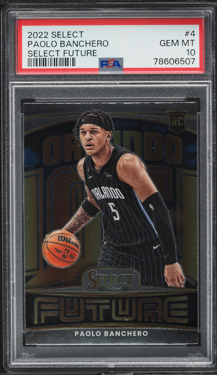 2022 Select Future Paolo Banchero ROOKIE #4 PSA 10 GEM MINT