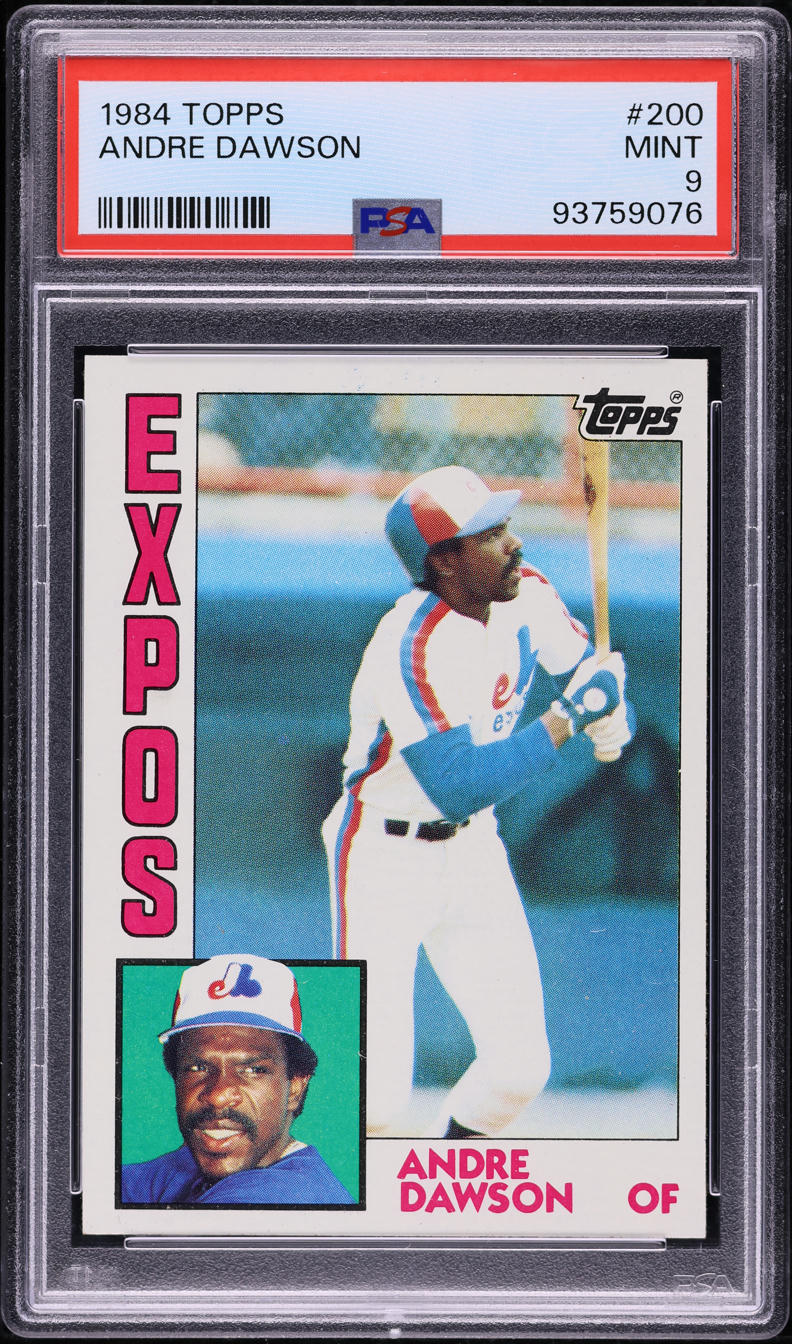 1984 Topps Andre Dawson #200 PSA 9 MINT
