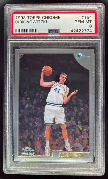 1998-99 Topps Chrome #154 Dirk Nowitzki RC PSA 10