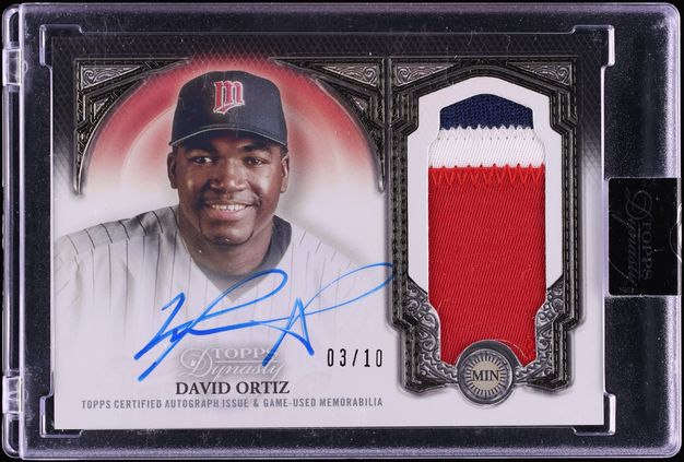 2023 Topps Dynasty David Ortiz PATCH AUTO /10 #DAP-DO8