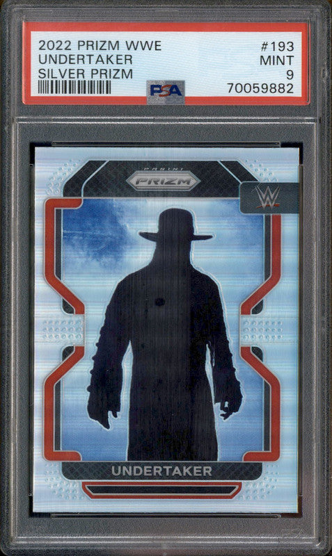 2022 Panini Prizm WWE Silver Prizm #193 Undertaker PSA 9