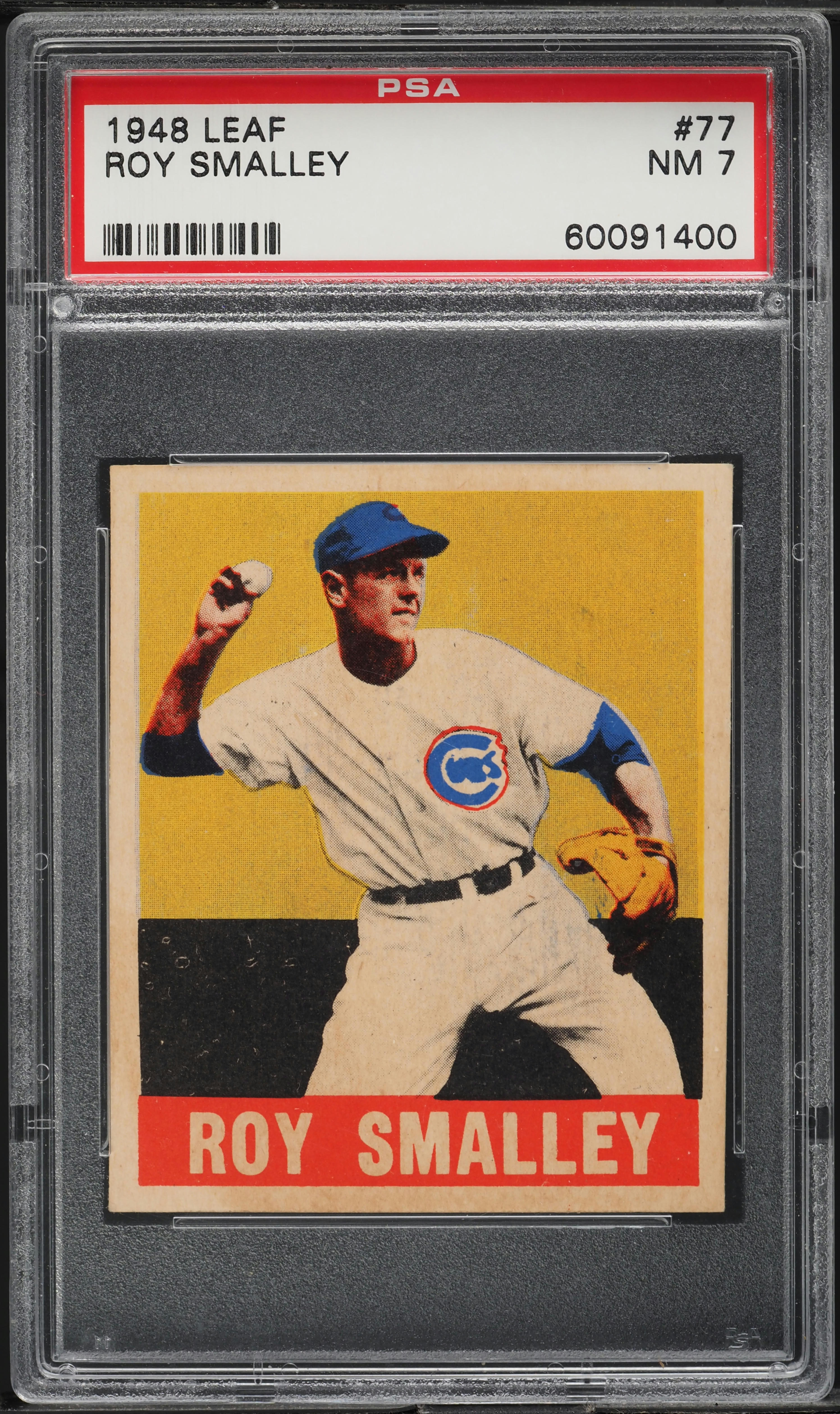 1948 Leaf Roy Smalley #77 PSA 7 NRMT