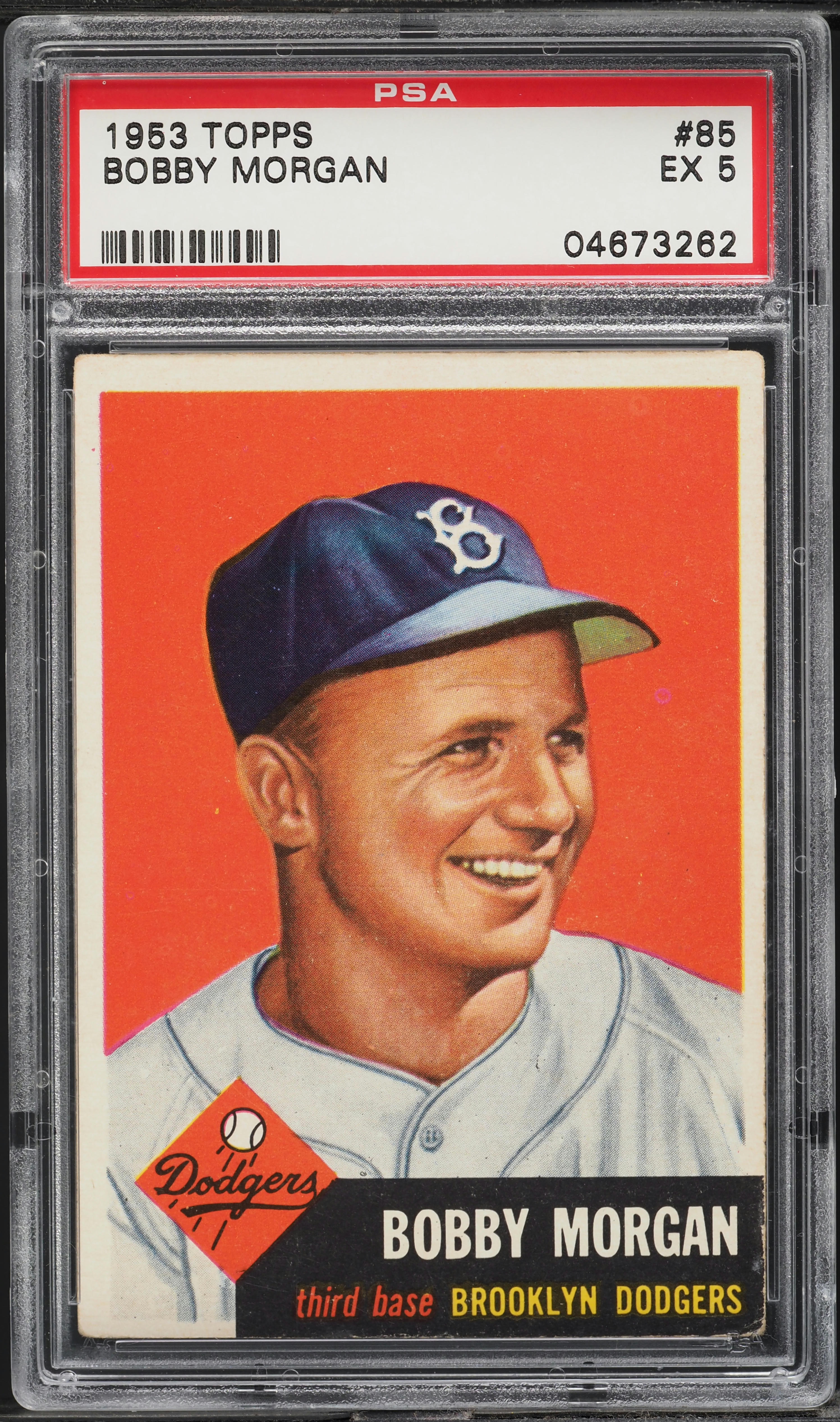 1953 Topps Bobby Morgan #85 PSA 5 EX