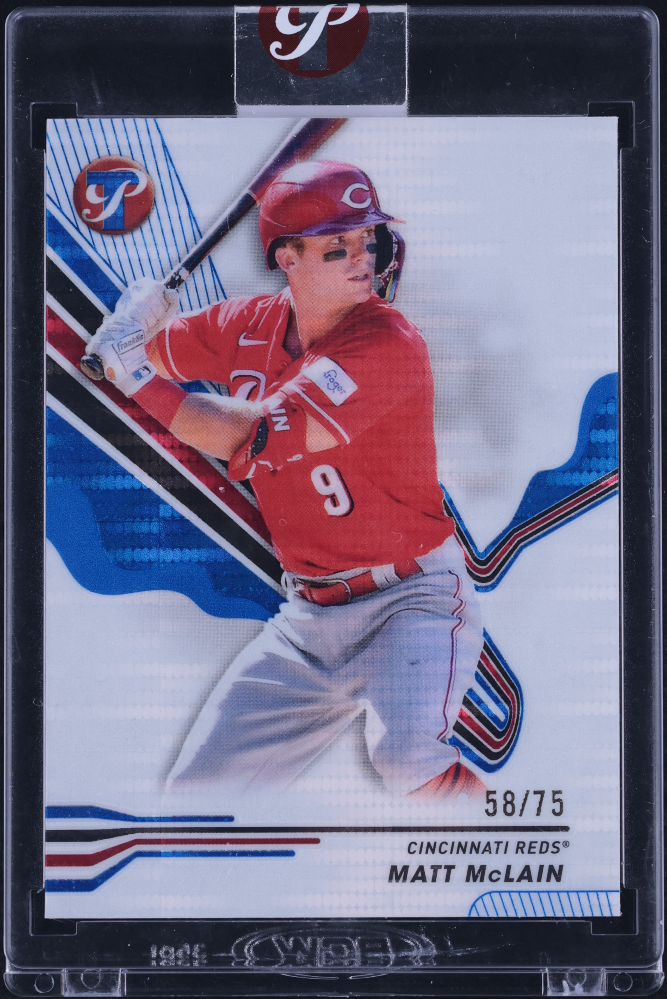 2024 Topps Pristine Blue Refractor Matt McLain /75 #55