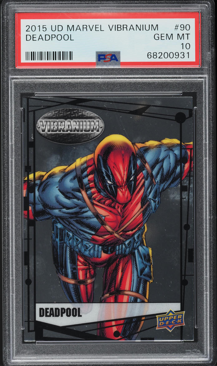 2015 Upper Deck Marvel Vibranium Deadpool #90 PSA 10 GEM MINT