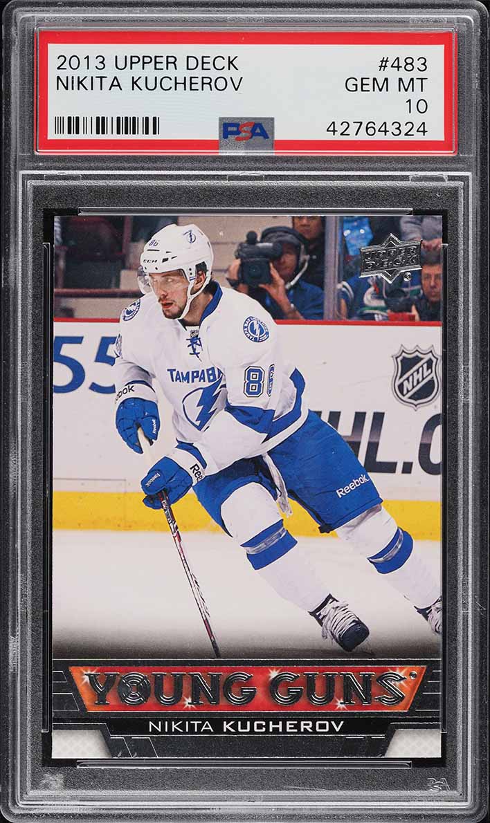 2013 Upper Deck Young Guns Nikita Kucherov ROOKIE #483 PSA 10 GEM MINT