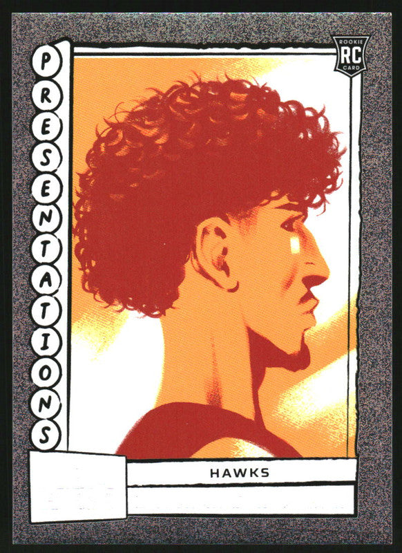 2024-25 Panini Hoops Presentations #11 Zaccharie Risacher RC