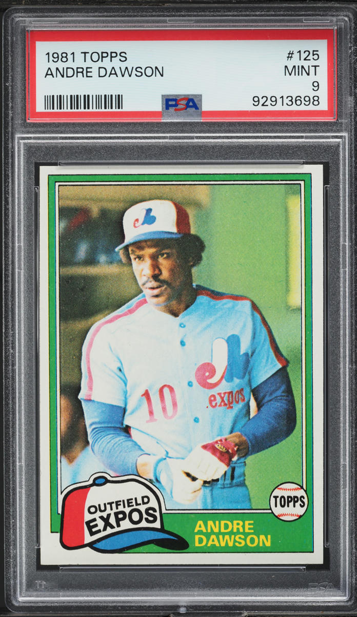 1981 Topps Andre Dawson #125 PSA 9 MINT