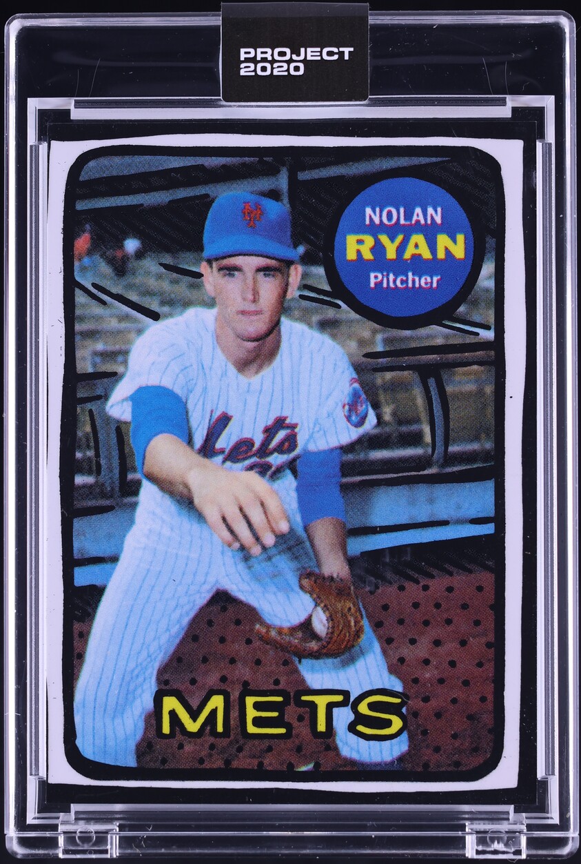 2020 Topps Project 2020 By Joshua Vides Nolan Ryan #87